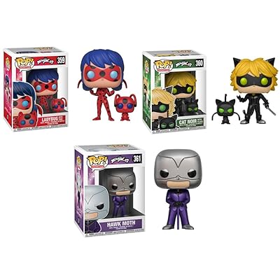 Tikki and Hawk Moth Vinyl Figures 