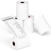 MBLABEL 3-1/8 x 230ft Thermal Receipt Paper Rolls, Cash Register Paper Rolls, Thermal Paper for Cash Register/POS Terminals (5 Rolls)
