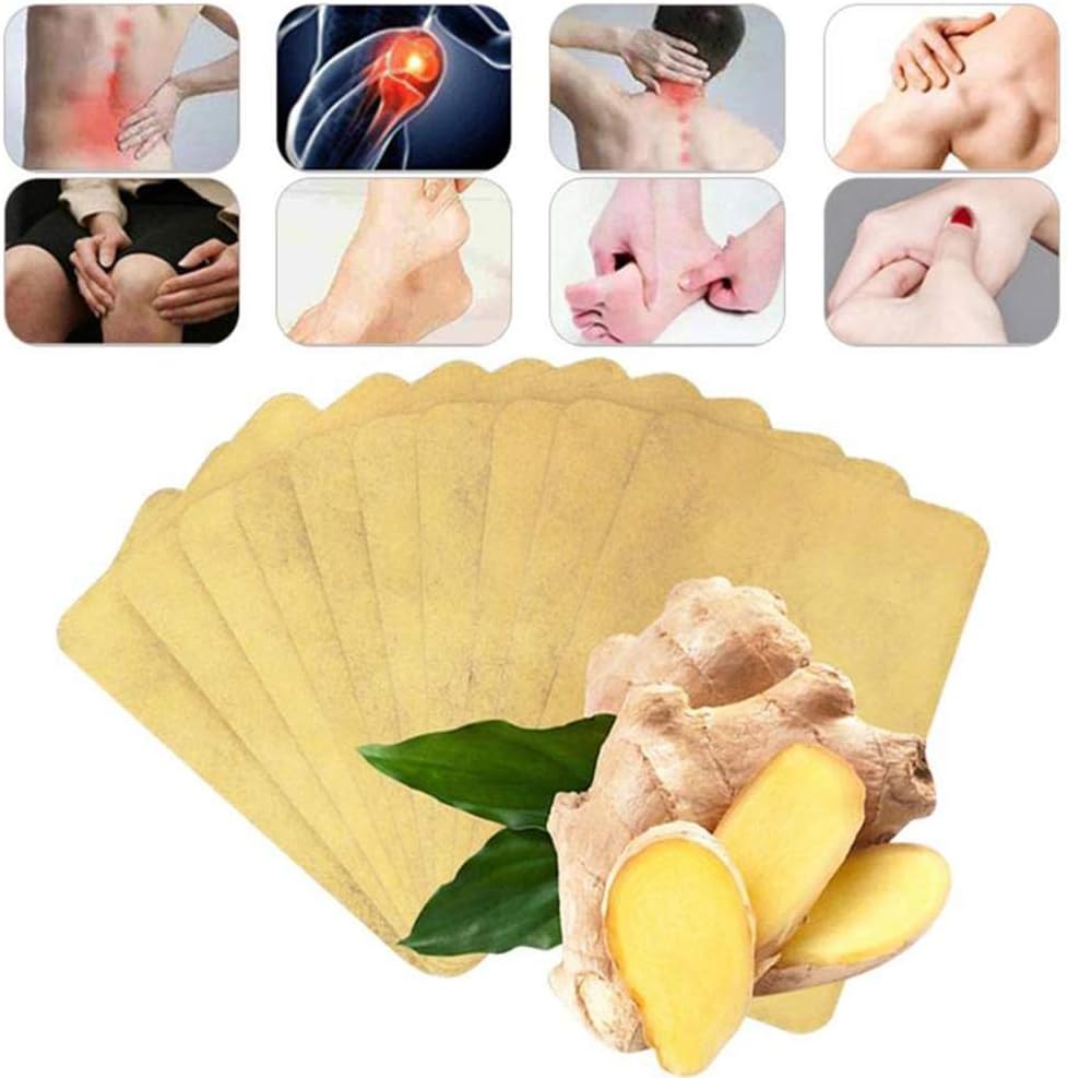 30Pcs Herbal Ginger Patch, Promote Blood Circulation, Relieve Pain and Improve Sleep, Joint Pain