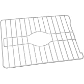 Better Houseware Sink Protectors for Kitchen Sink, Protective Metal Grid, 18.1x12.3x1 inches, White Kitchen Sink Mat to Shield Sink Base from Scratches, Rust-Resistant Coating, L