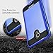 Circlemalls Alcatel IdealXcite Case, Alcatel Raven LTE (A574BL) Case, Alcatel Verso/CameoX Case, Shockproof Phone Cover with [Tempered Glass Screen Protector] (Blue)