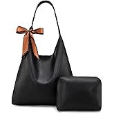 Montana West Slouchy Hobo Bag for Women Shoulder Purses and Handbags with Scarf