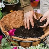 VLYHGO Coco Liner 16 Inch Hanging Basket Coir Liner 2 Pcs view 4