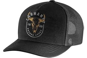 Carhartt Mens Canvas Mesh-Back Skull Graphic CapBaseball Cap