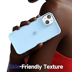 oakxco for iPhone 13 Case Matte Clear, Translucent