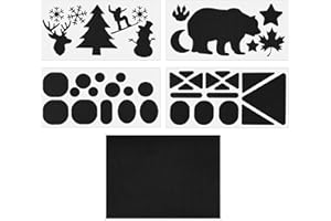 BEANPRECOY Down Jacket Repair Patch, 5 Sheets Black Self Adhesive Clothes Nylon Repair Patch Washable Fabric Outerwear Repair