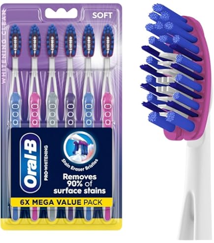 Amazon.com : Oral-B Pulsar Battery Powered Vibrating Bristles Toothbrush,  Soft, 4-Pack : Toothbrushes : Health & Household