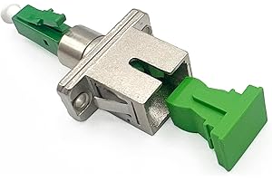 Elfcam® - Adapter of Fiber Optic Cable Singlemode Simplex LCA Male to SCA Female, Fibre Connector Converter for Transceivers, OTDR, VFL and Mulitmeter, Pack of 1