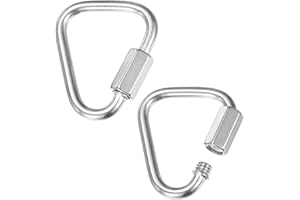 M METERXITY Quick Chain Link Connector, Stainless Steel Locking Repair Chain Links for Swing/Hiking/Backpack