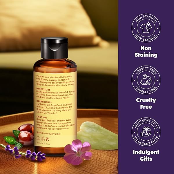 KUKKA RELAX MASSAGE OIL – 3.38 FL OZ – ENHANCES RELAXATION AND COMFORT FOR BLISS – LAVENDER MASSAGE OIL FOR MASSAGES DEEPENS CONNECTIONS FOR MOMENTS OF COMFORT – NATURAL INGREDIENTS AND NON-GREASY