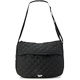 Reebok Womens Crossbody Bag - Lightweight Stylish Nylon Quilted and Non-Quilted Everyday Crossbody Sling Bags for Women