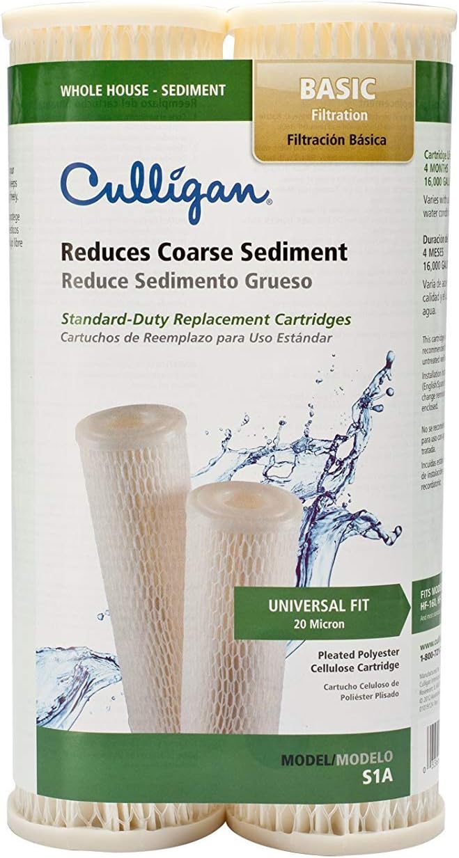 Culligan S1A Whole House Standard Water Filter, 16,000 Gallons, 4 Pack: Home & Kitchen