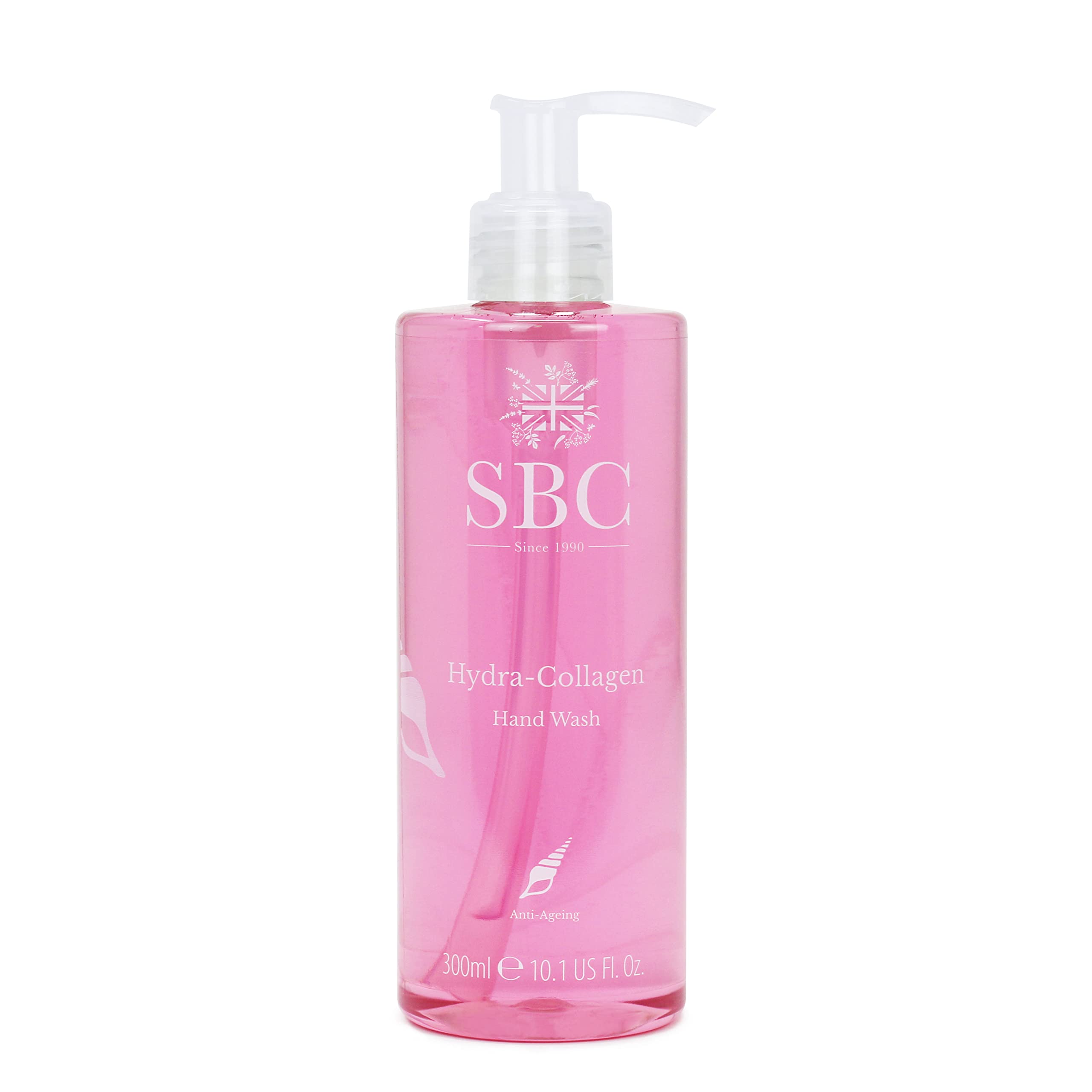 SBC Skincare Hydra-Collagen Hand Wash - 300ml | Anti-Ageing Moisturising Hand Soap | Handwash For All The Family | Hydra-Collagen Liquid Soap