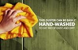 Milosc Pack of 4 Jumbo Yellow Duster 100% Cotton Cleaning Cloth 35 x 45 cm view 2