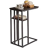 IBUYKE C Shaped End Table, Sofa Side Table, Small