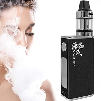 E Zigarette/E Shisha Starter Set 60W Box Mod Kit, 1500mAh Vape Akku, Top Refill 0.3ohm/2.0ml Verdampfer kopf Tank, Electronic