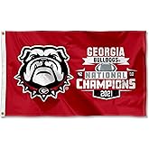 Georgia Bulldogs 2021 Football National Champions Banner Flag