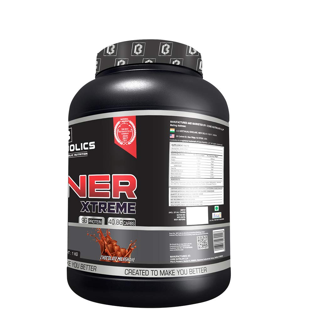 Corebolics Weight Gainer Xtreme 1kg Chocolate Milkshake Amazon In Health Personal Care