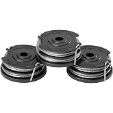Greenworks 0.065" Dual Line Replacement String Trimmer Line Spool, 3 count (Pack of 1)