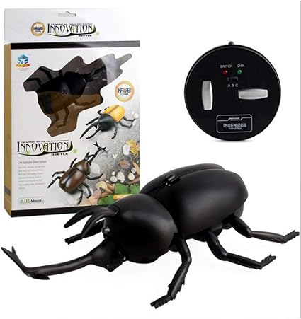 Scherzi Regali Di Natale.Uteruik Giocattolo A Infrarossi Con Telecomando A Scarabeo Realistico Simulazione Rc Alimentato A Batteria Per Insetti Scherzi Di Natale Regali Di Compleanno D Amazon It Casa E Cucina