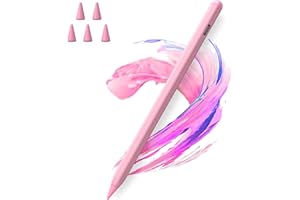 TAIYANG Stylus Pen for iPad 2018-2025 with Palm Rejection,Faster Charge,Tilt Sensitivity iPad Pencil Compatible with A16/10th/9th/8th/7th/6th,Pro 11/13inch (M4),Air M3/M2/5th/4th,Pro 11/12.9in,Mini 6/5 (Pink)