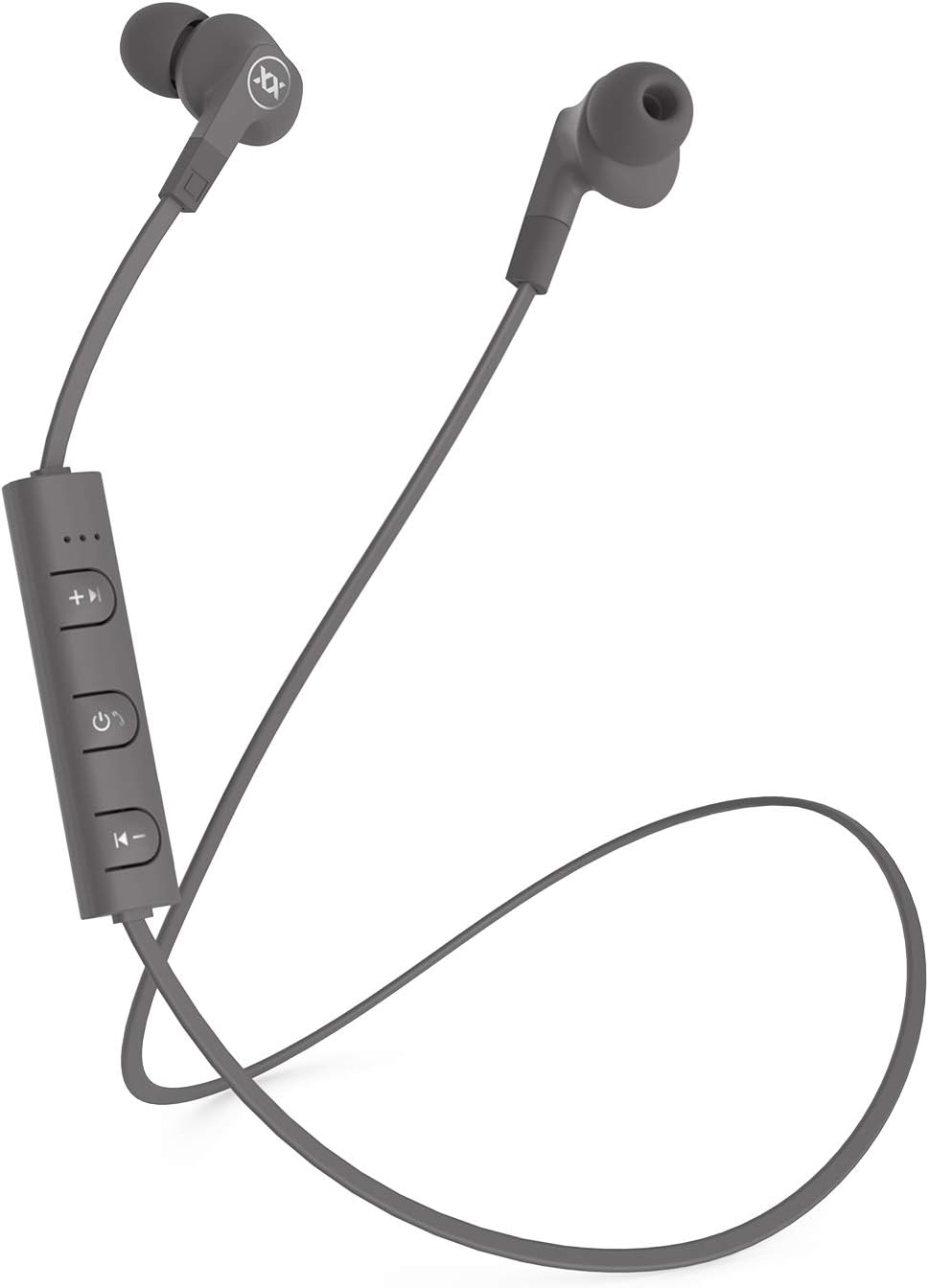 Mixx AudioPlay 1 Wireless Bluetooth Earphones - Grey - 5 Hours continuous Play or Talk Time - Compatible with iOS and Android One size