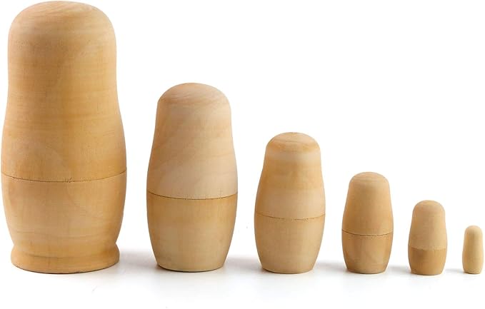 blank nesting dolls