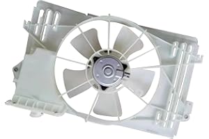 marddpair Radiator Cooling Fan 620-546 Replacement for Toyota Matrix Corolla 2003-2008 Replacement for Pontiac Vibe 1.8L 2003-2004 312-55016-120