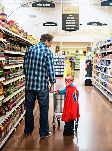 Little Adventures Super Hero Cape & Mask Set for Boys - Red Super Hero