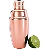Barfly 3-Piece Cocktail Shaker Set, 18 oz., Copper