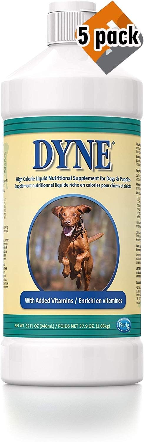 Dyne High Calorie Liquid for Dogs, 32 oz - 5 Pack