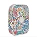 Kipling 100 Pens Printed Case Little Flower Blue