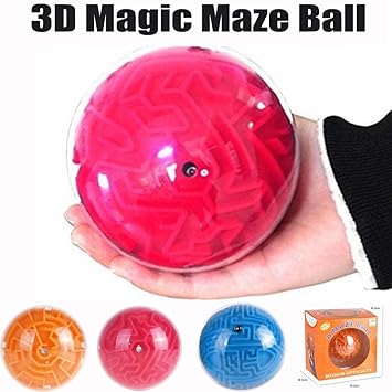 Amazon Co Jp Nacome 3d迷路ボール ミニ3dマジック迷路パズルボール Amazon Co Jp Nacome 3d迷路ボール ミニ3dマジック迷路パズルボール