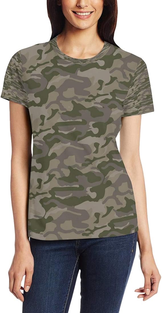 Amazon 半袖tシャツ レディース 迷彩柄 カモフラージュ ティーシャツ トップス カットソー シンプル カジュアル ラウンドネック トレーニングウエア Xs 3xl 部屋着 インナーシャツ 春 ゆったり 夏 丸首 プリント 着痩せ ファッション Tシャツ カットソー 通販 Amazon 半袖tシャツ レディース 迷彩柄 カモフラージュ ティーシャツ トップス カットソー シンプル カジュアル ラウンドネック トレーニングウエア Xs 3xl 部屋着 インナーシャツ 春 ゆったり 夏 丸首 プリント 着痩せ ファッション Tシャツ カットソー 通販