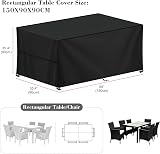 LAMUNI 150x90x90cm Garden Furniture Cover Waterproof 420D Oxford view 2