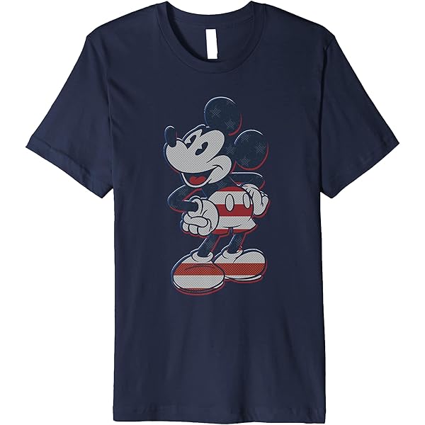 Amazon.com: Disney Mickey Mouse Americana T-Shirt : Clothing