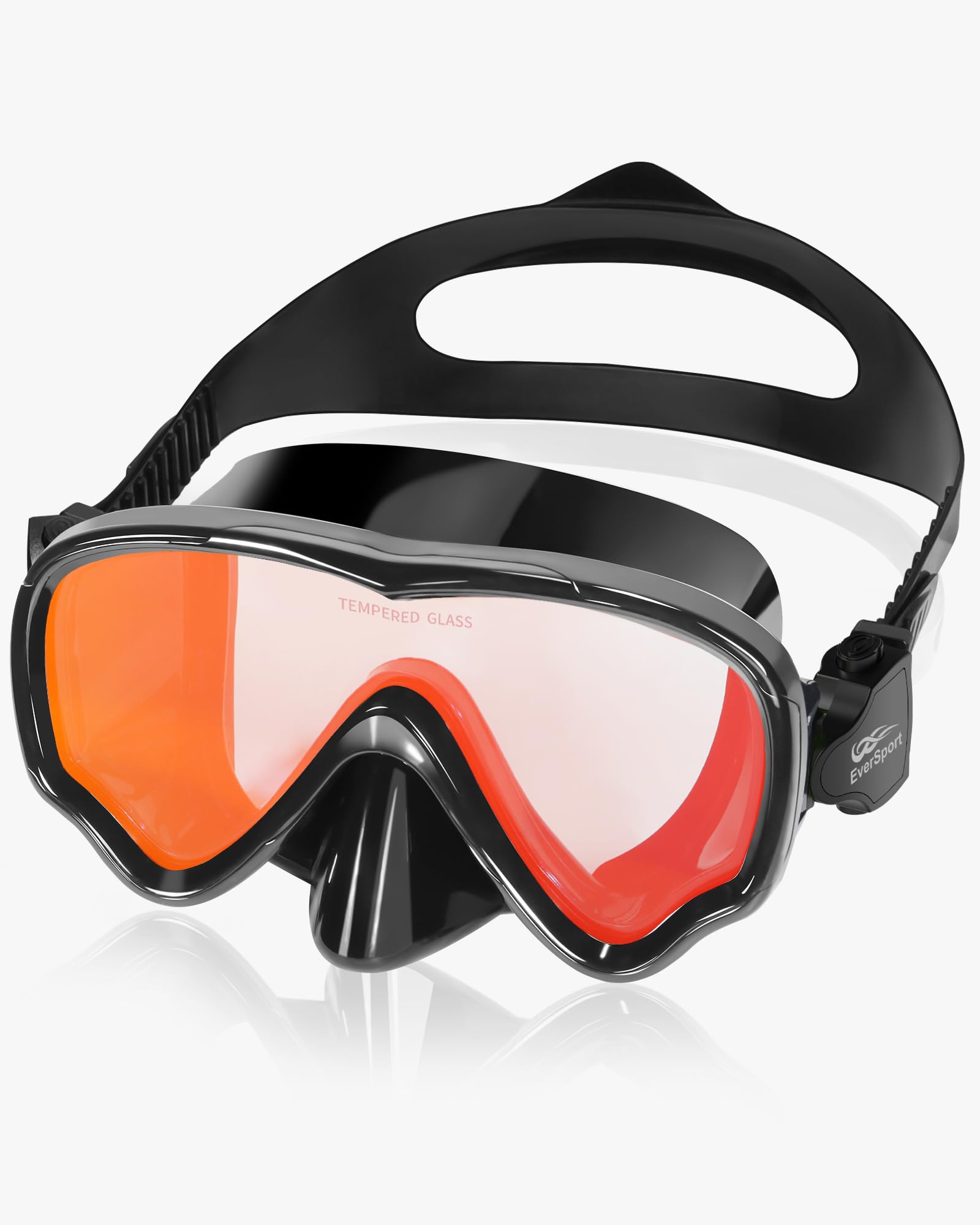 Photo 1 of EverSport Adult Swim Goggles with Nose Cover for Women Men Youth Junior, No Leak Anti-Fog Clear Wide View Diving Mask Open Water Pool