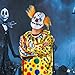 Hyaline&Dora Halloween Creepy Clown Mask with Yellow Hair for Adults,Halloween Costume Party Props Masks (Yellow Hair)
