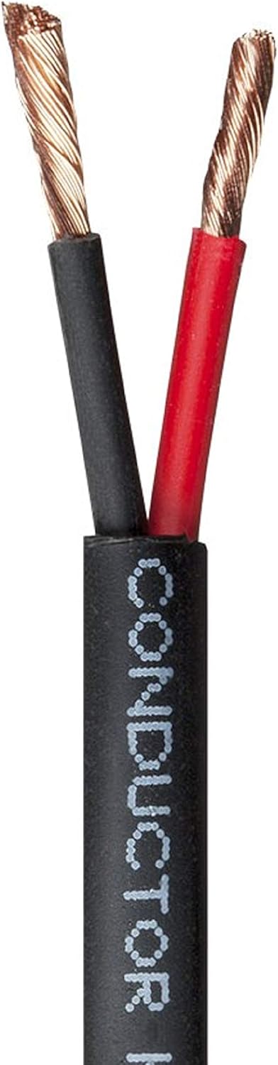 Monoprice Nimbus Series 16 Gauge AWG 2 Conductor CMP-Rated Speaker Wire/Cable - 50ft UL Plenum Rated, 100% Pure Bare Copper with Color Coded Conductors: Home Audio & Theater