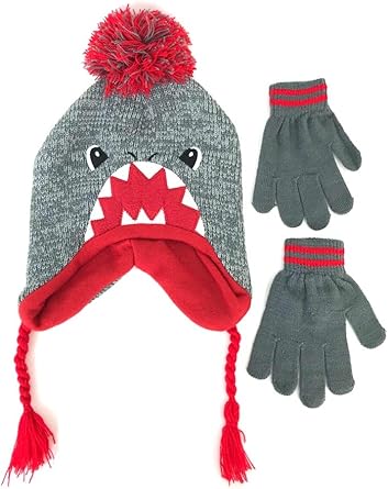 boys hat and gloves