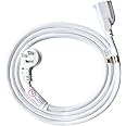 FIRMERST 6 Feet 1875W 15A Flat Plug Low Profile Extension Cord 14 AWG White, UL Listed