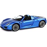 Motor city classics 1:24 2010 Porsche 918 Spyder - Blue - Optimum Diecast