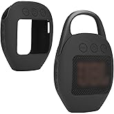 Lebakort Silicone Cover Compatible with JBL Clip 5 Portable Speaker (Black Cover)