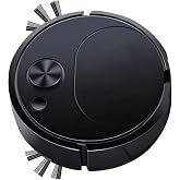 Zerodis Robot Vacuum Cleaner,Rechargeable Sweeping Vacuuming Mopping 3 in 1 Intelligent Sweeping Robot for Hard Floor Flat Ground Marble Tile Wooden Floor
