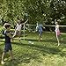 Franklin Sports Badminton Set - Portable Badminton Set - Adult and Kids Badminton Net - Perfect Backyard/Lawn Game - Includes 4 Badminton Racquets - Intermediate