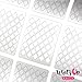Whats Up Nails - Diamond Pattern Nail Vinyl Stencils for Nail Art Design (2 Sheets, 24 Stencils Total)