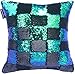 Reversible Sequins Mermaid Pillow Cases 4040cm Multi Green and Black