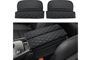 INTGET Car Center Console Armrest Cover for Nissan Rogue Accessories 2021-2026 2022 2023 2024 2025 Leather Arm Rest Box Lid M