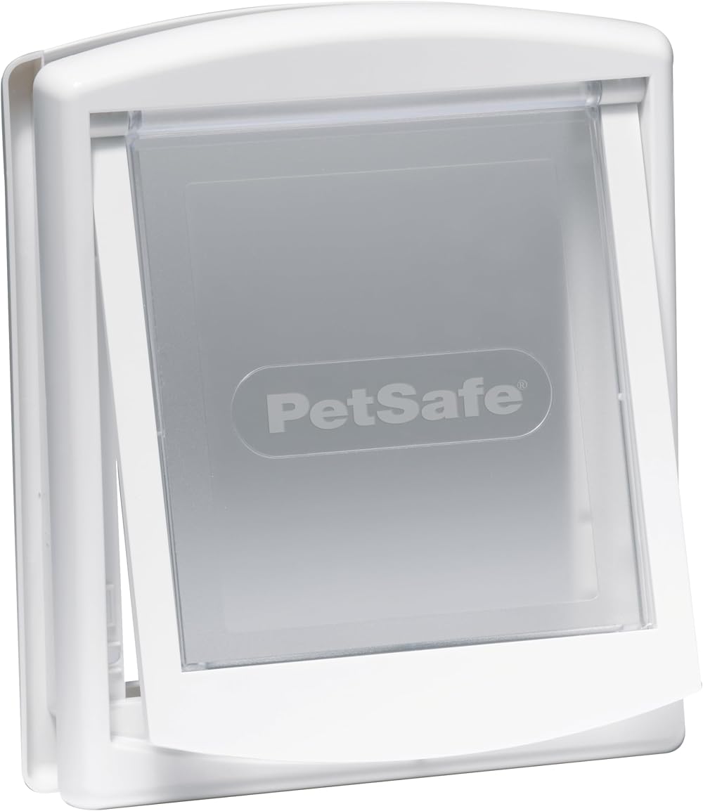 PetSafe Original 2 Way Pet Door Medium White Manual Lock Durable Frame