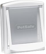PetSafe Original 2 Way Pet Door Medium White Manual Lock Durable Frame